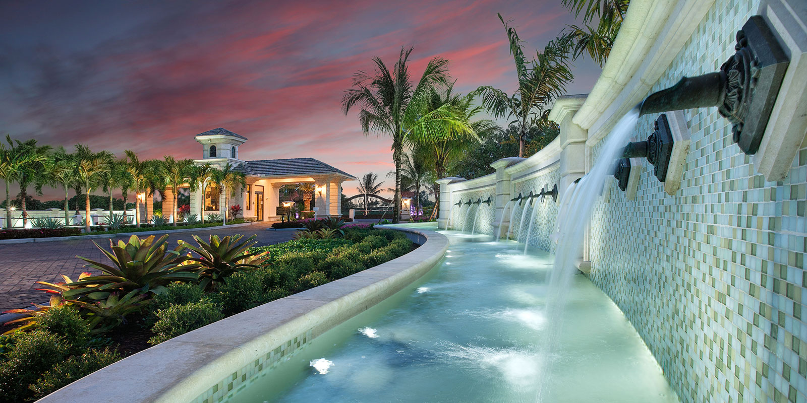 Entrance Fountain at Quail West